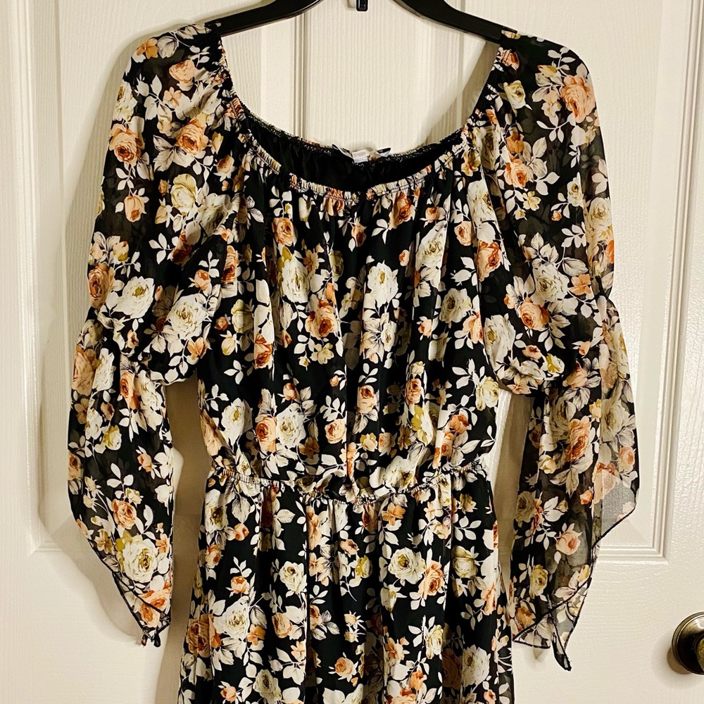 Wilde Black Floral Dress